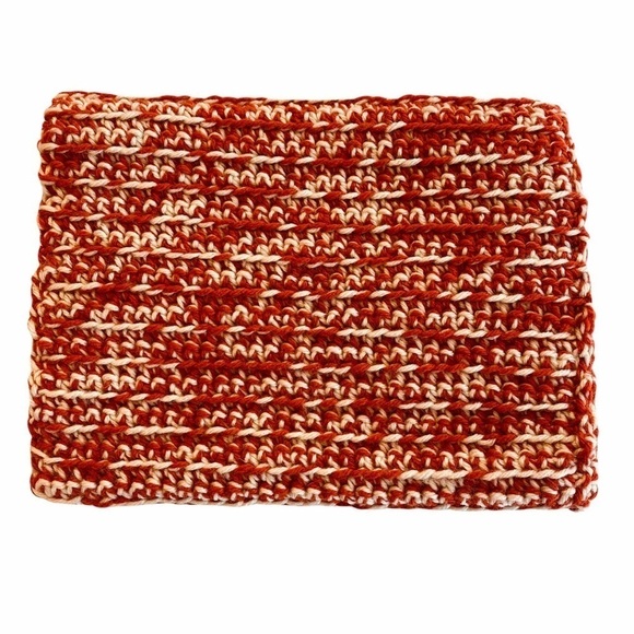 VINTAGE Handmade Sweater Knit Hand Muff Hand Warmer Clutch Bag - Picture 2 of 6